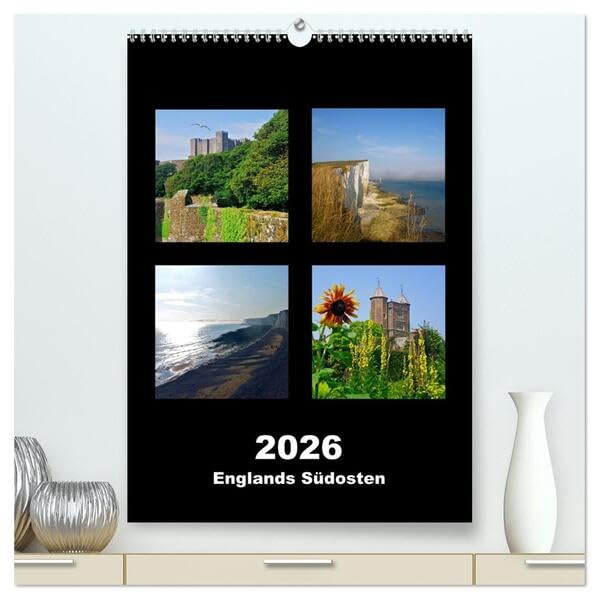Englands Südosten 2026 (hochwertiger Premium Wandkalender 2026 DIN A2 hoch), Kunstdruck in Hochglanz: Highlights aus dem Südosten Englands (CALVENDO Orte) Living & Furnishing