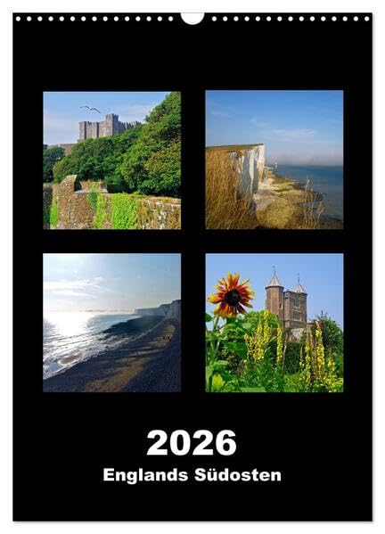 Englands Südosten 2026 (Wandkalender 2026 DIN A3 hoch), CALVENDO Monatskalender: Highlights aus dem Südosten Englands (CALVENDO Orte) Living & Furnishing