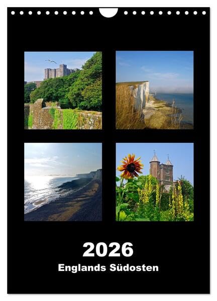 Englands Südosten 2026 (Wandkalender 2026 DIN A4 hoch), CALVENDO Monatskalender: Highlights aus dem Südosten Englands (CALVENDO Orte) Living & Furnishing