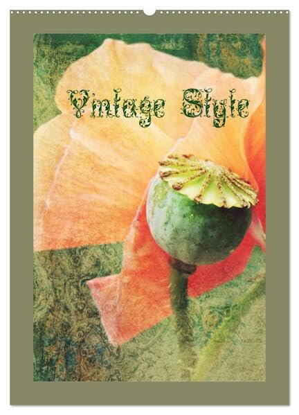 Vintage Style (Wandkalender 2026 DIN A2 hoch), CALVENDO Monatskalender: Stillleben im Vintage Style (CALVENDO Natur) Film, Art & Culture