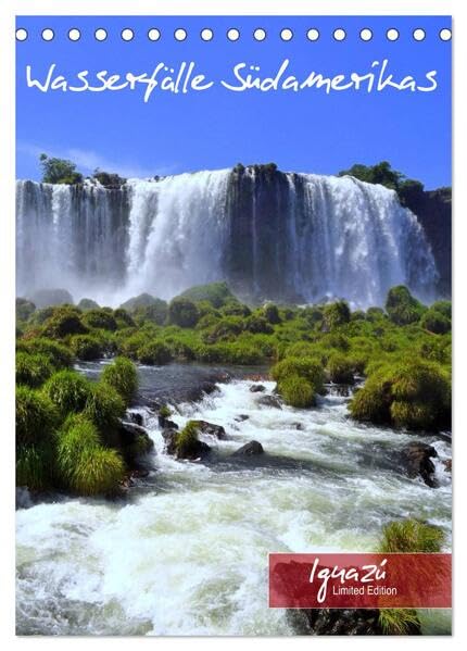 Wasserfälle Südamerikas - Iguazu Wasserfälle (Tischkalender 2026 DIN A5 hoch), CALVENDO Monatskalender: Einer der schönsten Wasserfälle der Welt ... in ausdrucksstarken Bildern. (CALVENDO Orte) Leisure, Home & Garden
