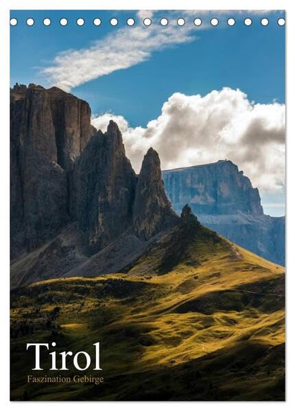 Tirol - Faszination Gebirge (Tischkalender 2026 DIN A5 hoch), CALVENDO Monatskalender: Fotografien vom und im Gebirge (CALVENDO Natur) Film, Art & Culture