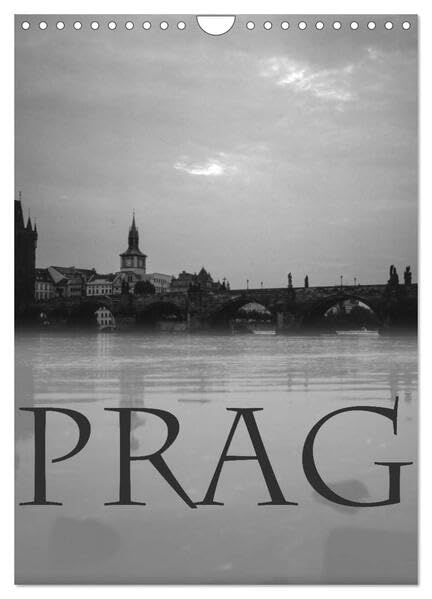 Prag - Praha - Prague (Wandkalender 2026 DIN A4 hoch), CALVENDO Monatskalender: Die goldene Stadt in zeitlosen Schwarzweißfotografien (CALVENDO Orte) Photography