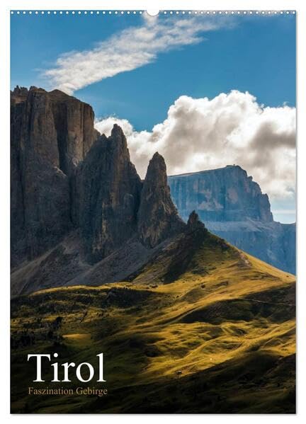 Tirol - Faszination Gebirge (Wandkalender 2026 DIN A2 hoch), CALVENDO Monatskalender: Fotografien vom und im Gebirge (CALVENDO Natur) Film, Art & Culture