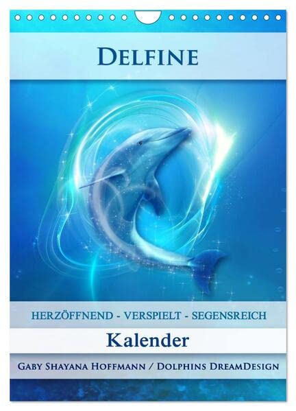 Delfine - Kalender (Wandkalender 2026 DIN A4 hoch), CALVENDO Monatskalender: Verspielte Delfine an deiner Seite (CALVENDO Gesundheit) Film, Art & Culture