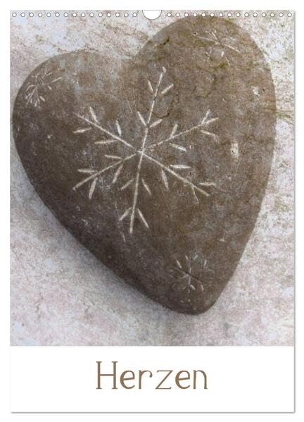 Herzen (Wandkalender 2026 DIN A3 hoch), CALVENDO Monatskalender: Terminplaner. (CALVENDO Kunst) Living & Furnishing