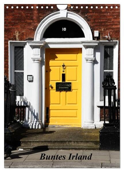 Buntes Irland (Wandkalender 2026 DIN A4 hoch), CALVENDO Monatskalender: farbenfrohes Irland (CALVENDO Orte) Leisure, Home & Garden