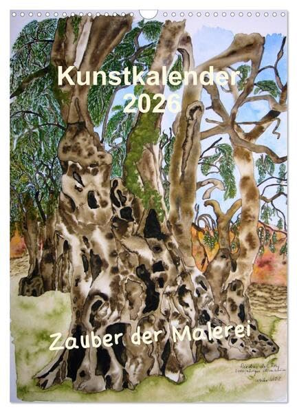 Kunstkalender 2026 - Zauber der Malerei (Wandkalender 2026 DIN A3 hoch), CALVENDO Monatskalender: Mit der Malerei durch das Jahr mit eindrucksvollen Motiven (CALVENDO Kunst) Film, Art & Culture