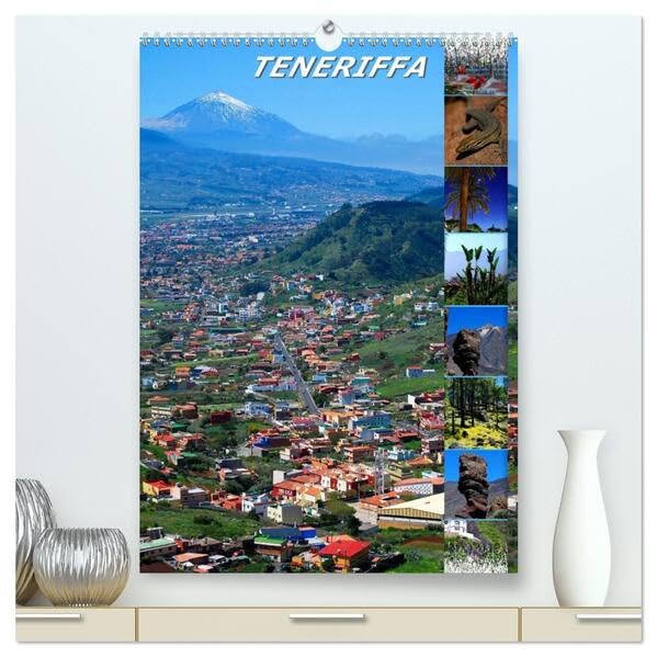 TENERIFFA (hochwertiger Premium Wandkalender 2026 DIN A2 hoch), Kunstdruck in Hochglanz: Landschaft der Insel Teneriffa (CALVENDO Natur) Leisure, Home & Garden