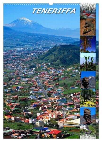TENERIFFA (Wandkalender 2026 DIN A2 hoch), CALVENDO Monatskalender: Landschaft der Insel Teneriffa (CALVENDO Natur) Leisure, Home & Garden