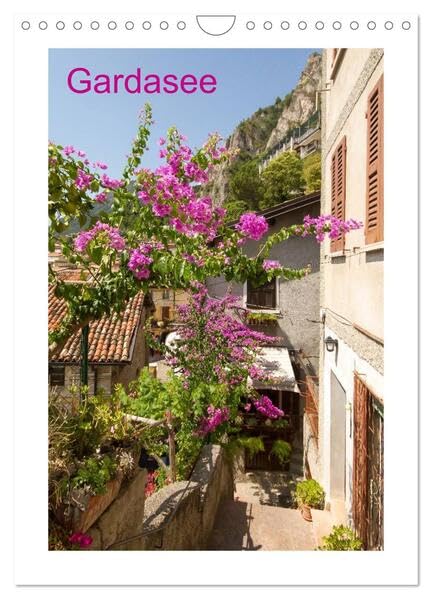 Gardasee (Wandkalender 2026 DIN A4 hoch), CALVENDO Monatskalender: Ein wundervoll mediterraner Bergsee (CALVENDO Orte) Leisure, Home & Garden