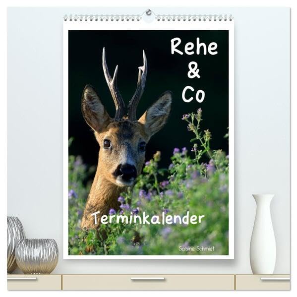 Rehe & Co / Planer (hochwertiger Premium Wandkalender 2026 DIN A2 hoch), Kunstdruck in Hochglanz: Wildlife Rügen / Deutschland (CALVENDO Tiere) Natural Sciences