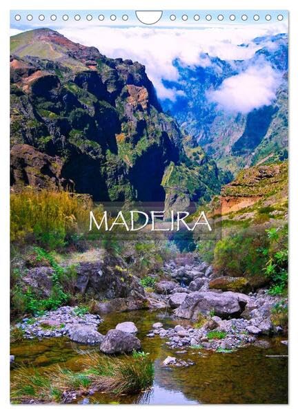 MADEIRA (Wandkalender 2026 DIN A4 hoch), CALVENDO Monatskalender: Landschaftsaufnahmen von der Insel Madeira (CALVENDO Natur) Leisure, Home & Garden