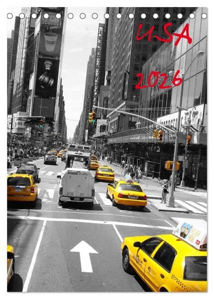 USA 2026 (Tischkalender 2026 DIN A5 hoch), CALVENDO Monatskalender: Colorful Images (CALVENDO Natur) Leisure, Home & Garden