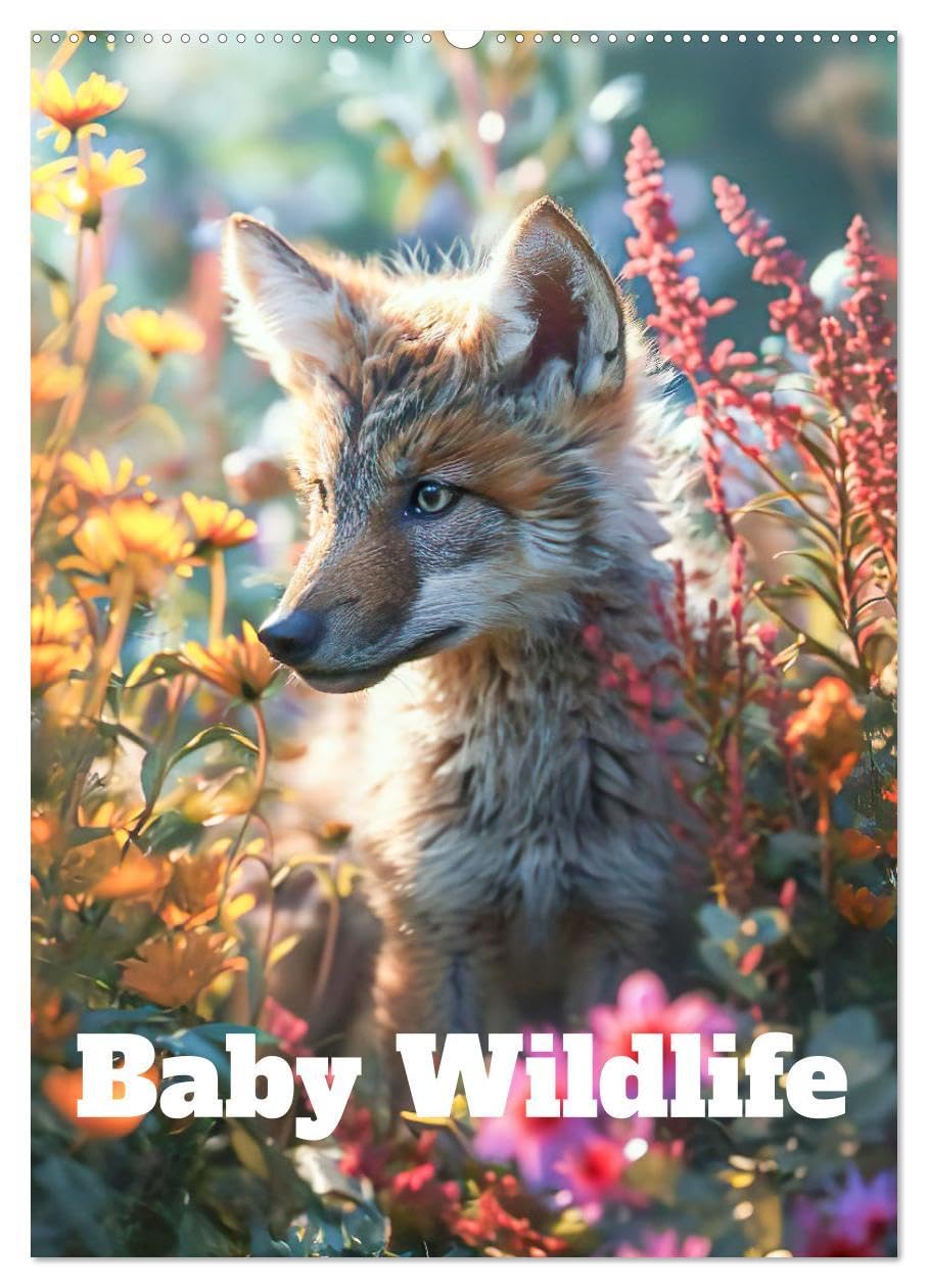 Baby Wildlife (Wall Calendar 2026 DIN A2 portrait), CALVENDO 12 Month Wall Calendar: Baby woodland creatures through the seasons Natural Sciences