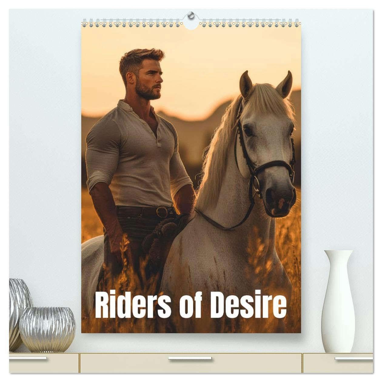 Riders of desire (High Quality Premium Wall Calendar 2026 DIN A2 portrait),CALVENDO 12 Month Wall Calendar: Exploring the passionate bond between man and horse Natural Sciences