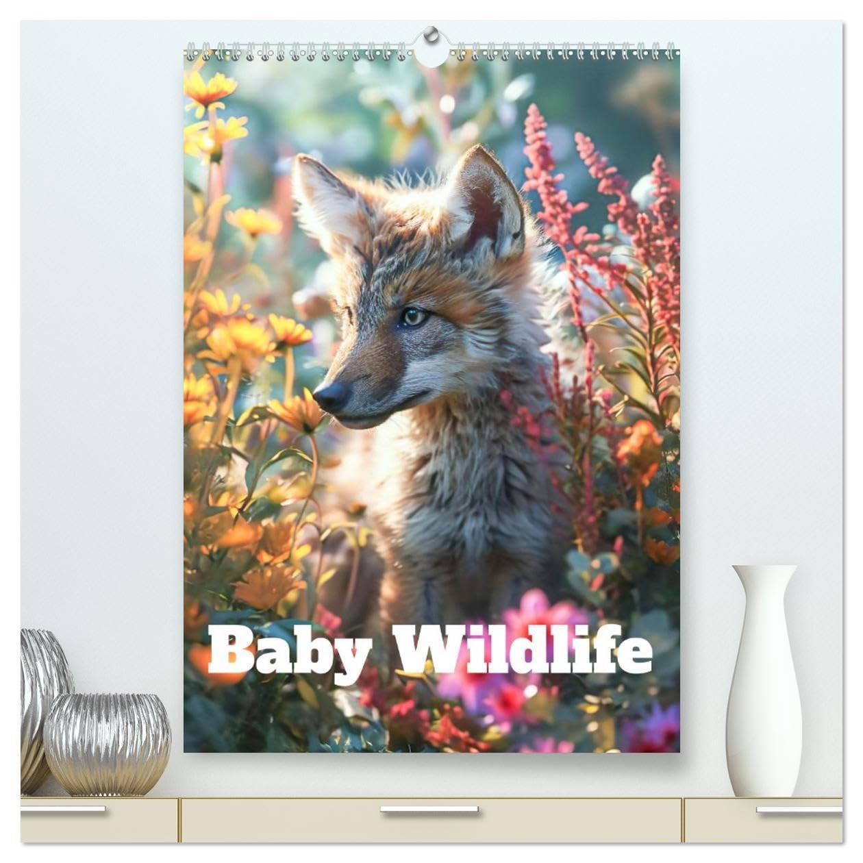 Baby Wildlife (High Quality Premium Wall Calendar 2026 DIN A2 portrait),CALVENDO 12 Month Wall Calendar: Baby woodland creatures through the seasons Natural Sciences