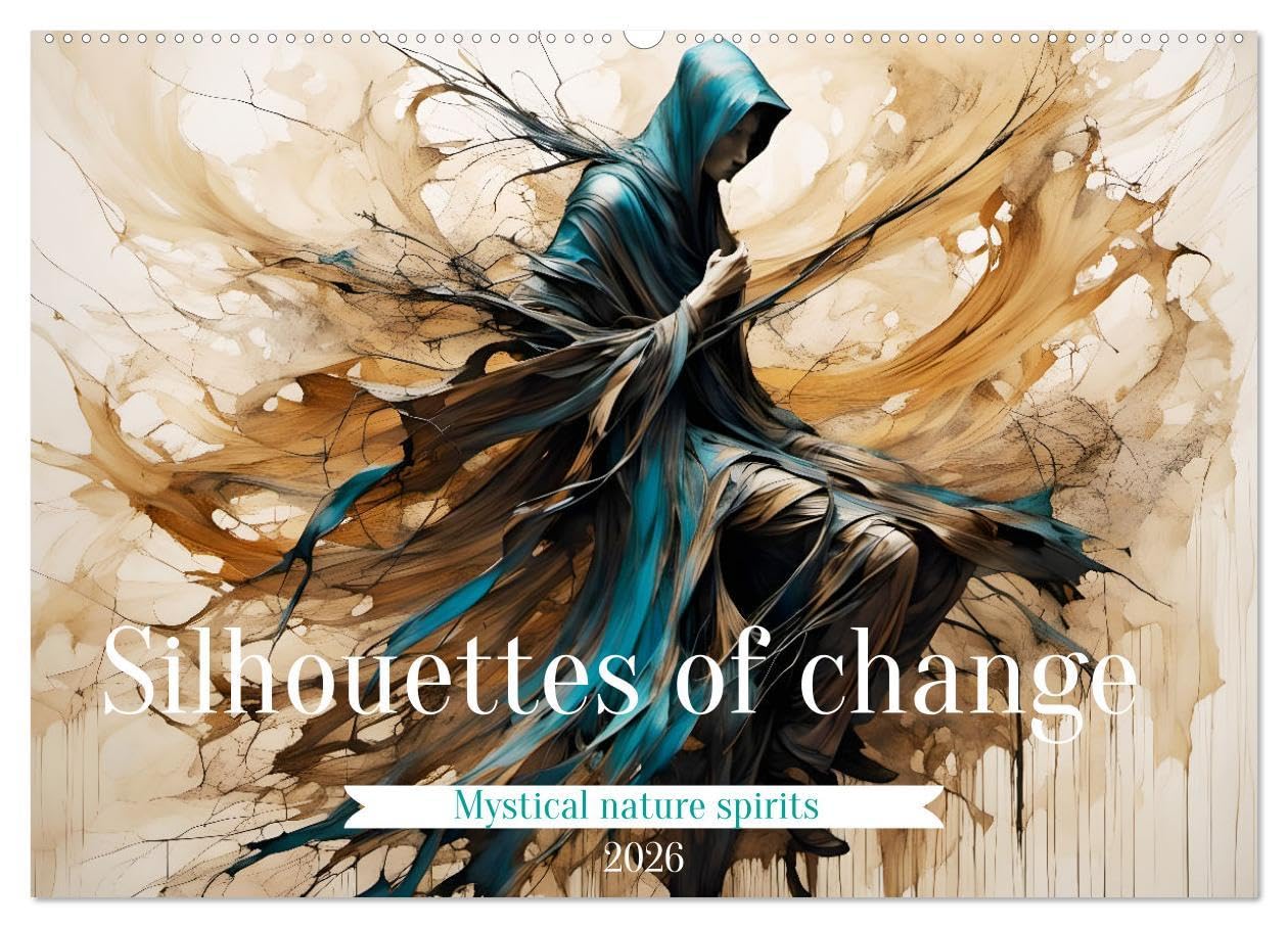 Silhouettes of change - Mystical nature spirits (Wall Calendar 2026 DIN A2 landscape), CALVENDO 12 Month Wall Calendar: A year of mystical silhouettes. Film, Art & Culture
