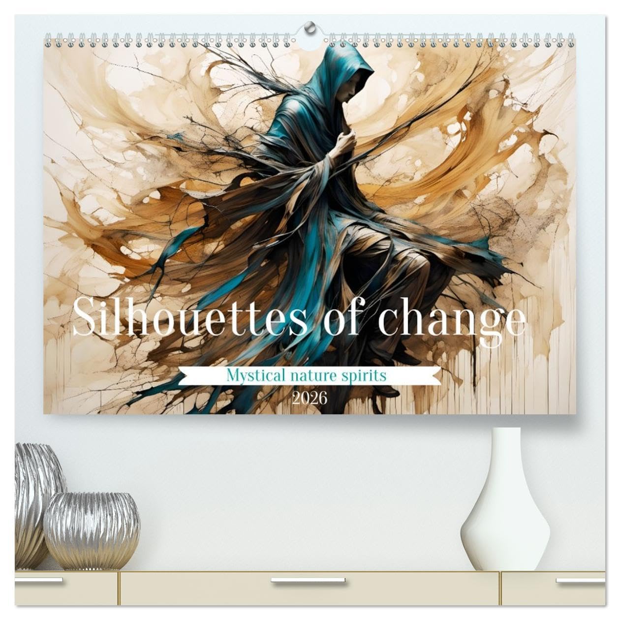 Silhouettes of change - Mystical nature spirits (High Quality Premium Wall Calendar 2026 DIN A2 landscape),CALVENDO 12 Month Wall Calendar: A year of mystical silhouettes. Film, Art & Culture