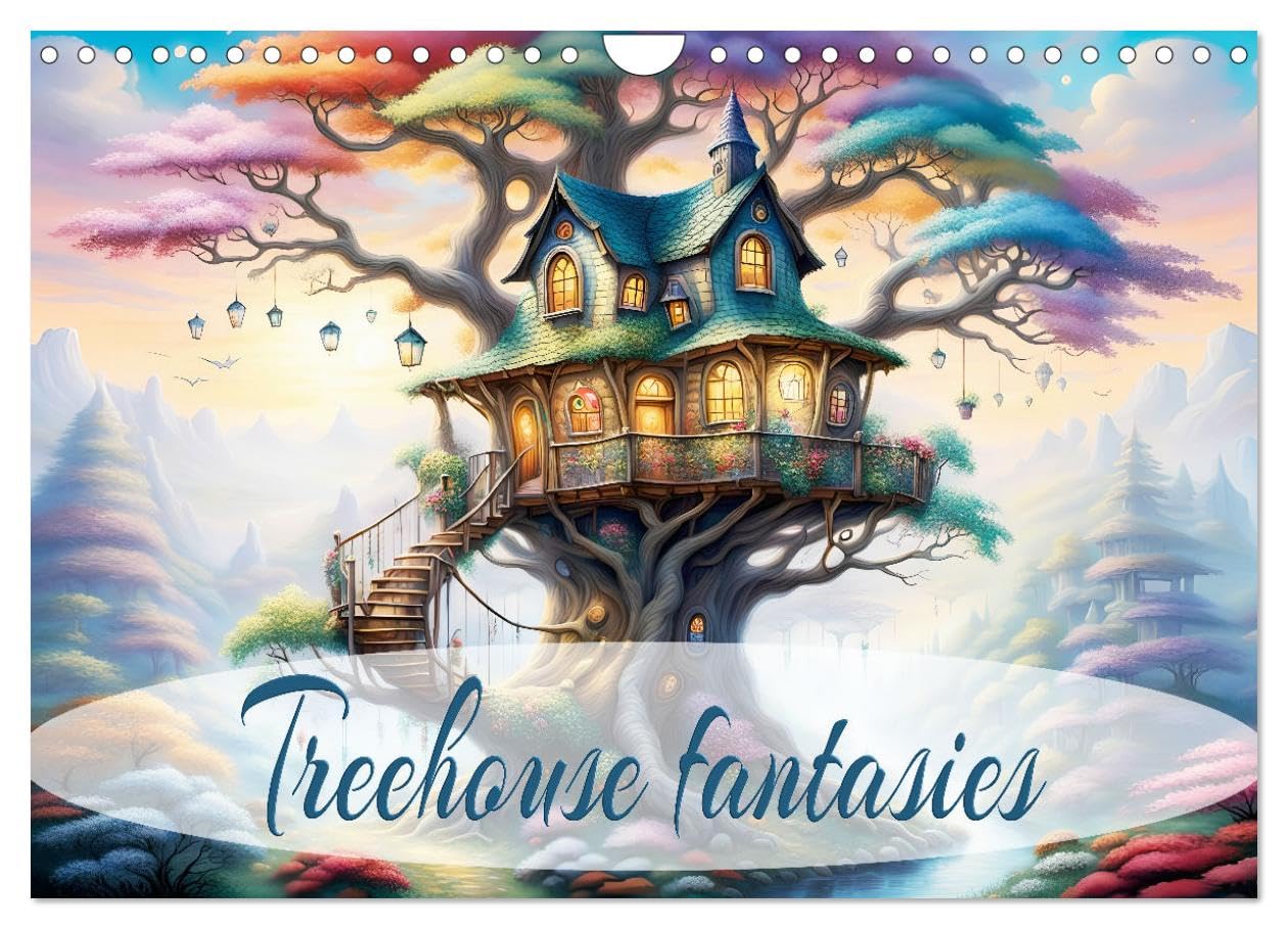 Treehouse fantasies (Wall Calendar 2026 DIN A4 landscape), CALVENDO 12 Month Wall Calendar: Living nature as tree houses. Film, Art & Culture