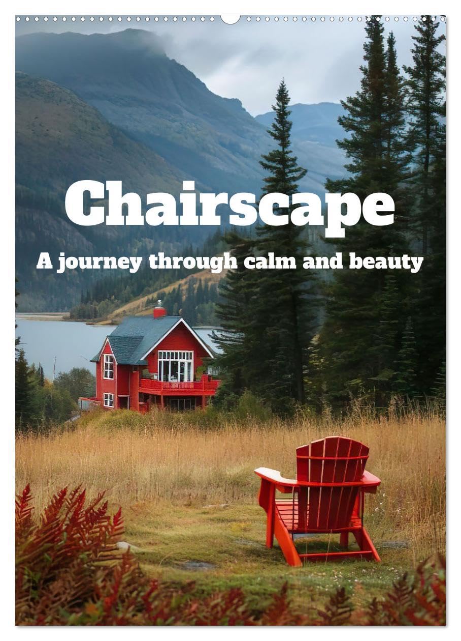 Chairscape (Wall Calendar 2026 DIN A2 portrait), CALVENDO 12 Month Wall Calendar: A journey through calm and beauty Books