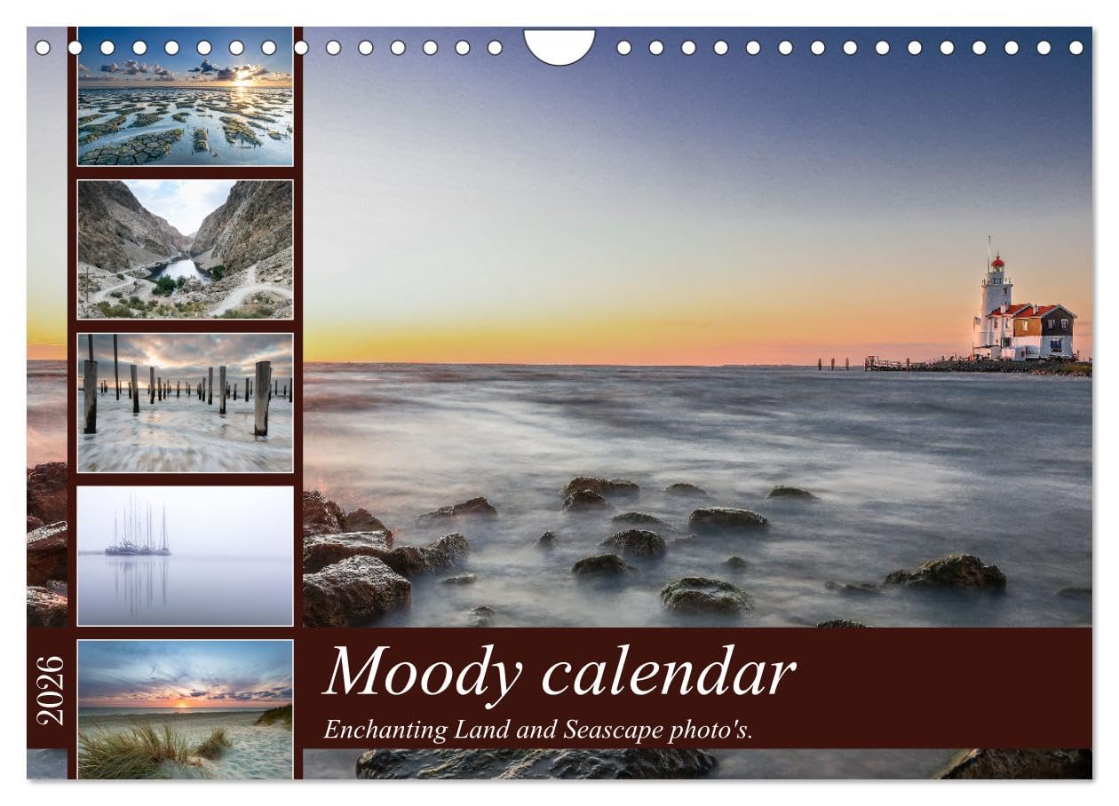 Moody calendar (Wall Calendar 2026 DIN A4 landscape), CALVENDO 12 Month Wall Calendar: Beautiful moody calendar Leisure, Home & Garden