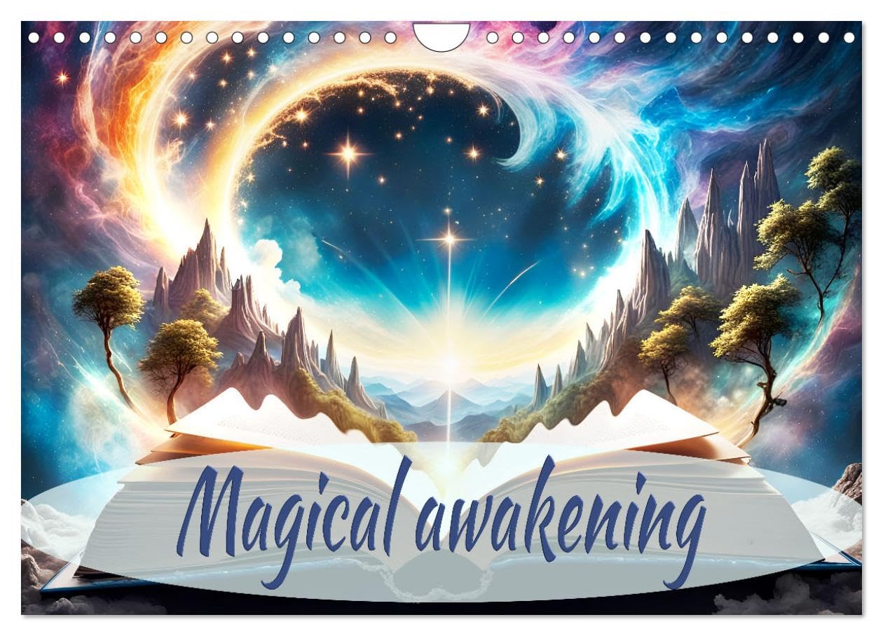 Magical awakening (Wall Calendar 2026 DIN A4 landscape), CALVENDO 12 Month Wall Calendar: Discover the magic of the natural universe with books, created with AI. Film, Art & Culture