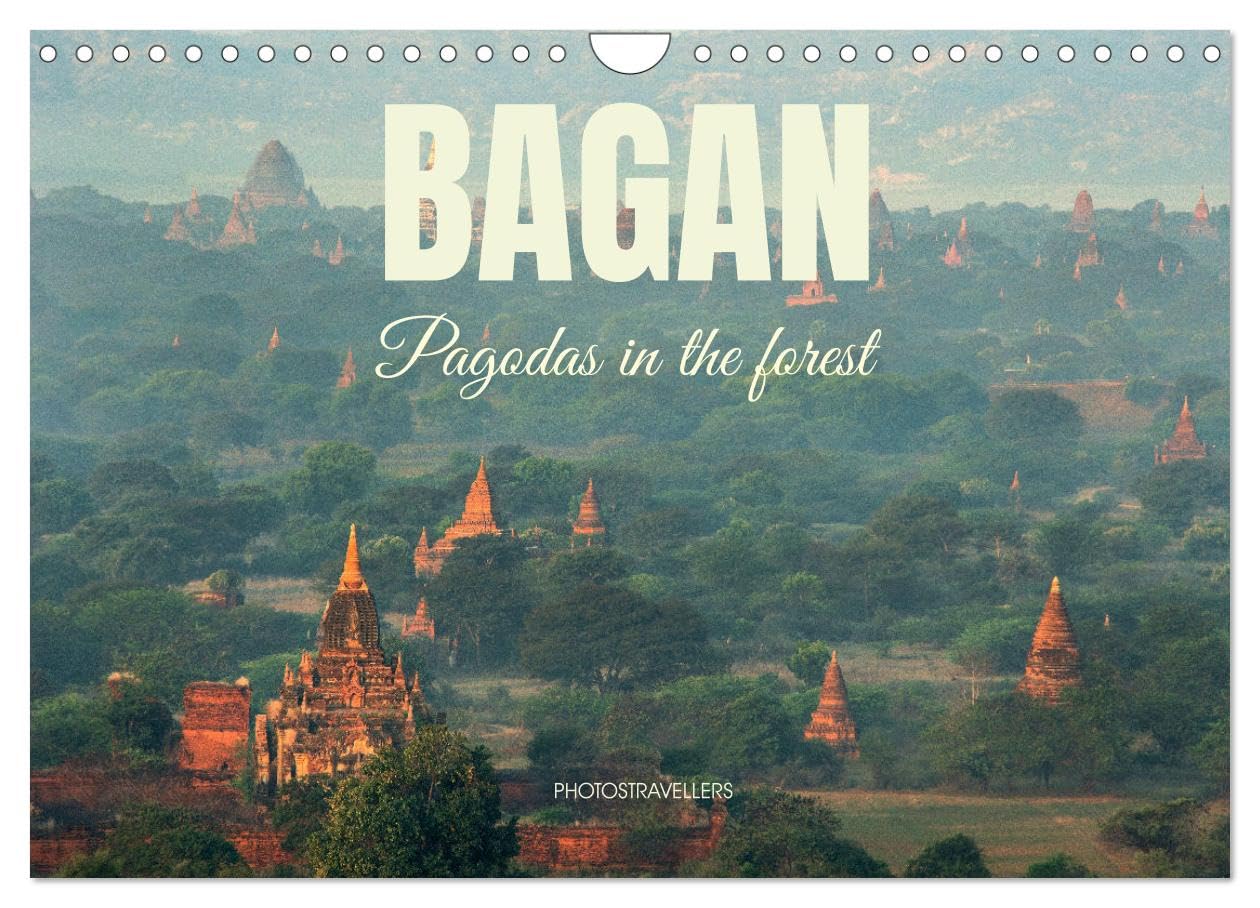 Bagan - Pagodas in the forest (Wall Calendar 2026 DIN A4 landscape), CALVENDO 12 Month Wall Calendar: The ancient city in Myanmar Film, Art & Culture