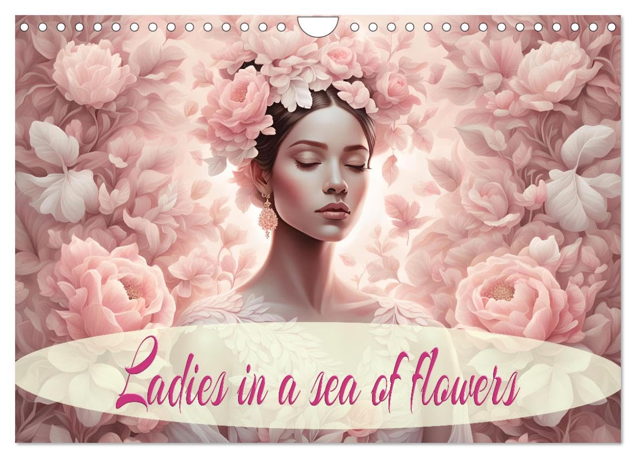 Ladies in a sea of flowers (Wall Calendar 2026 DIN A4 landscape), CALVENDO 12 Month Wall Calendar: A year with ladies in a sea of blossom. Social Sciences
