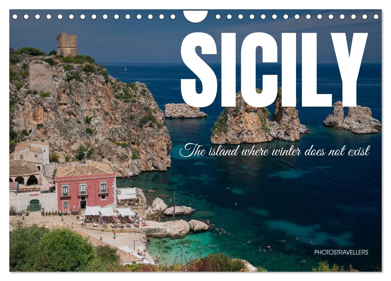 Sicily - The island where winter does not exist (Wall Calendar 2026 DIN A4 landscape), CALVENDO 12 Month Wall Calendar: The sea all year round Leisure, Home & Garden
