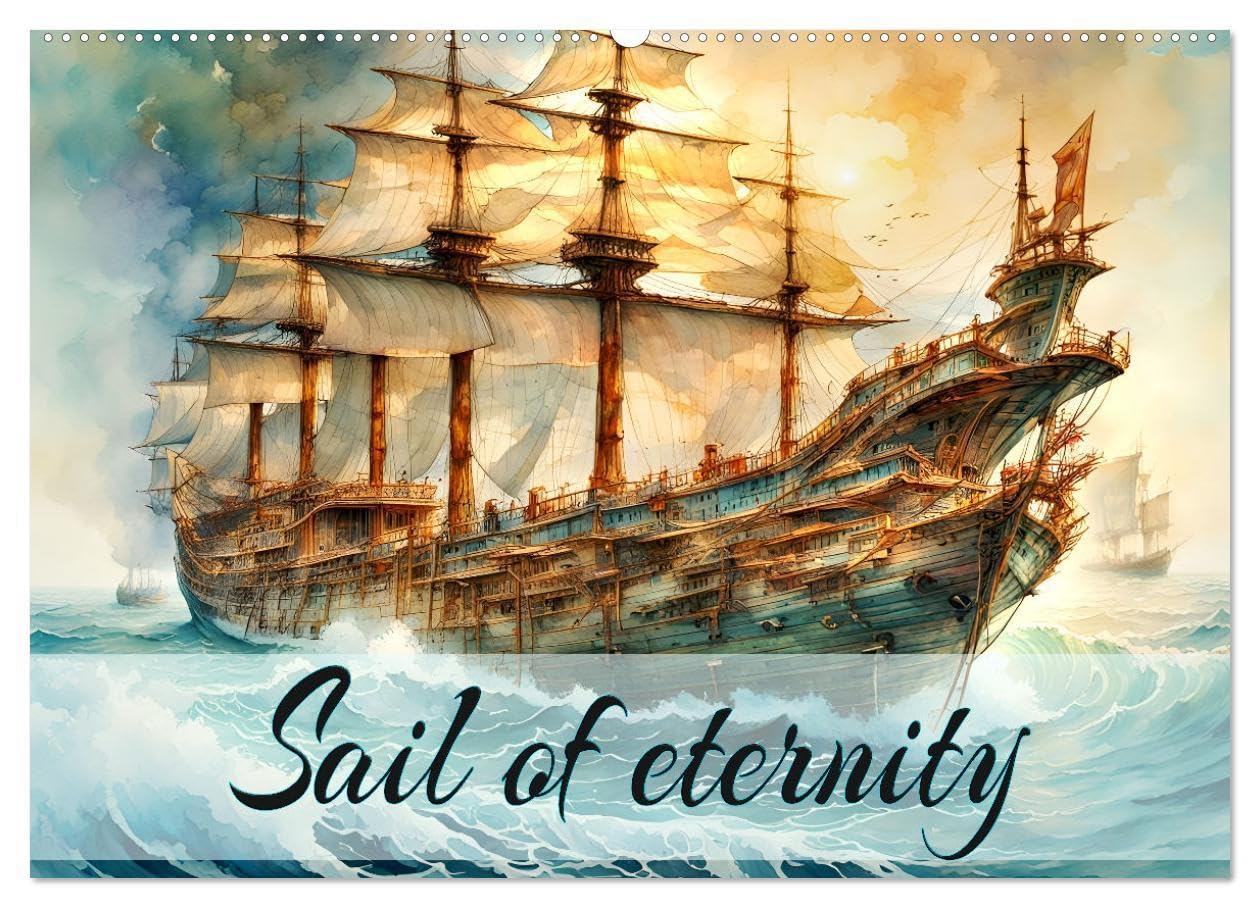Sail of eternity (Wall Calendar 2026 DIN A2 landscape), CALVENDO 12 Month Wall Calendar: A year of sailing the seas. Film, Art & Culture