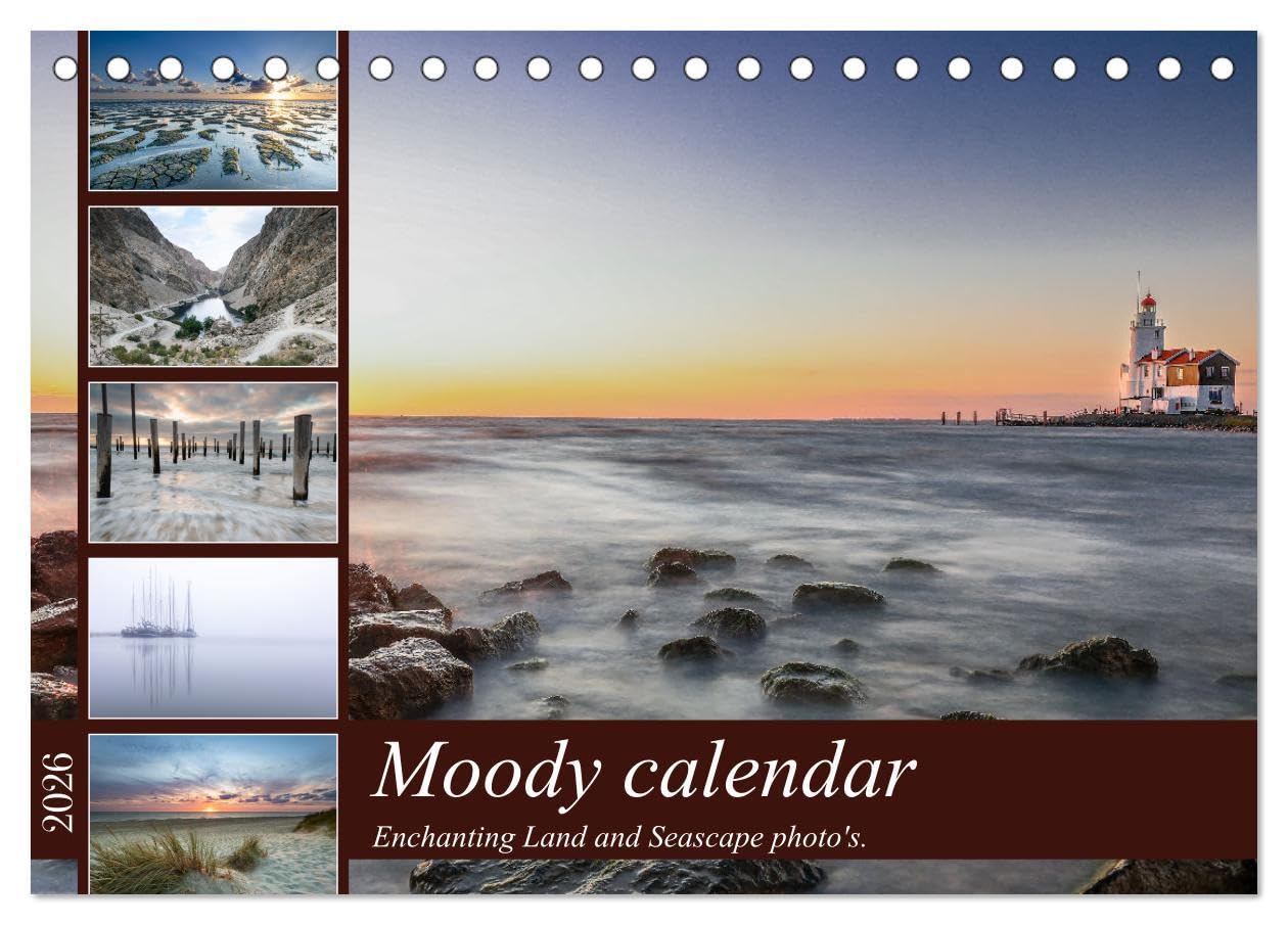 Moody calendar (Desk Calendar 2026 DIN A5 landscape), CALVENDO 12 Month DeskCalendar: Beautiful moody calendar Leisure, Home & Garden