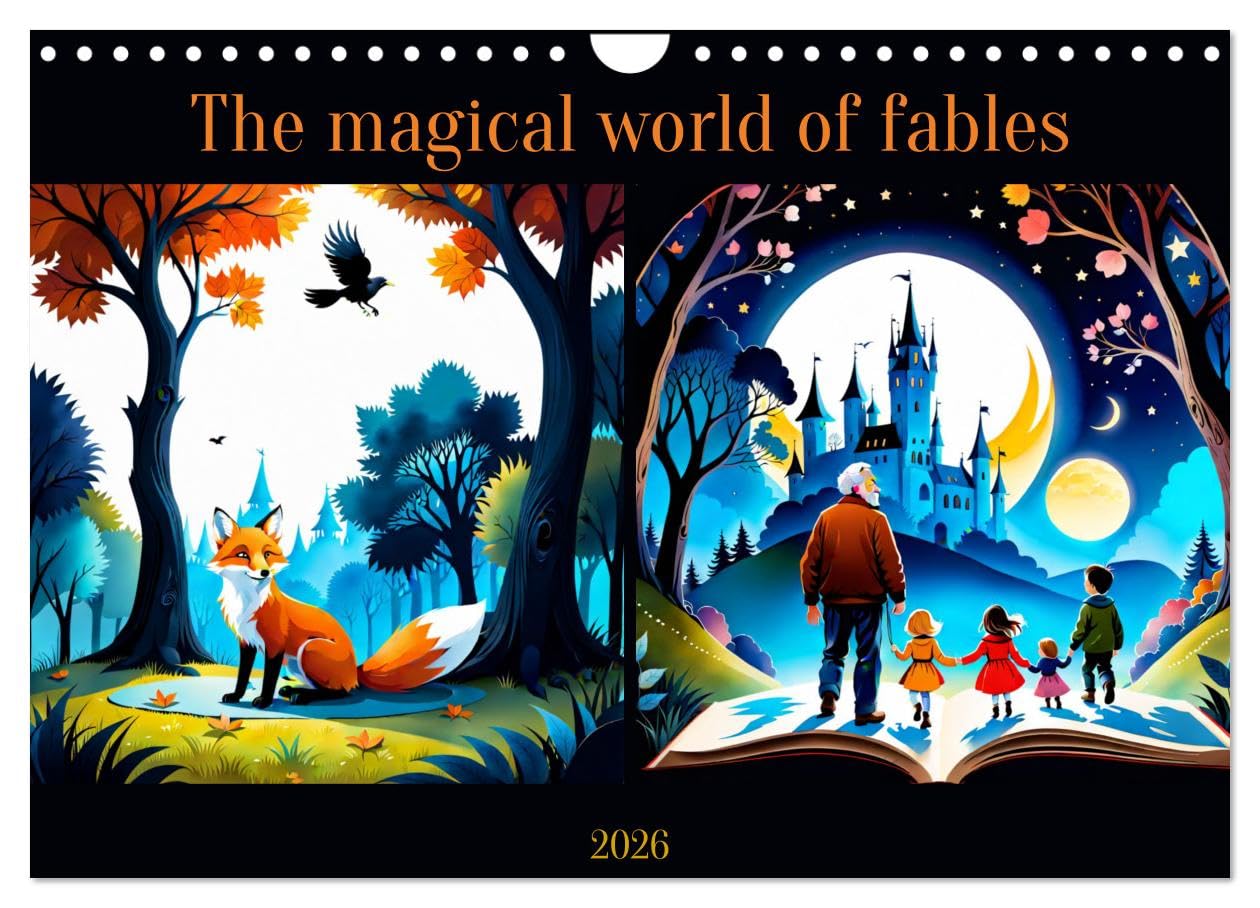 The magical world of fables (Wall Calendar 2026 DIN A4 landscape), CALVENDO 12 Month Wall Calendar: Don't wait any longer to plunge into the magical world of fables. Leisure, Home & Garden