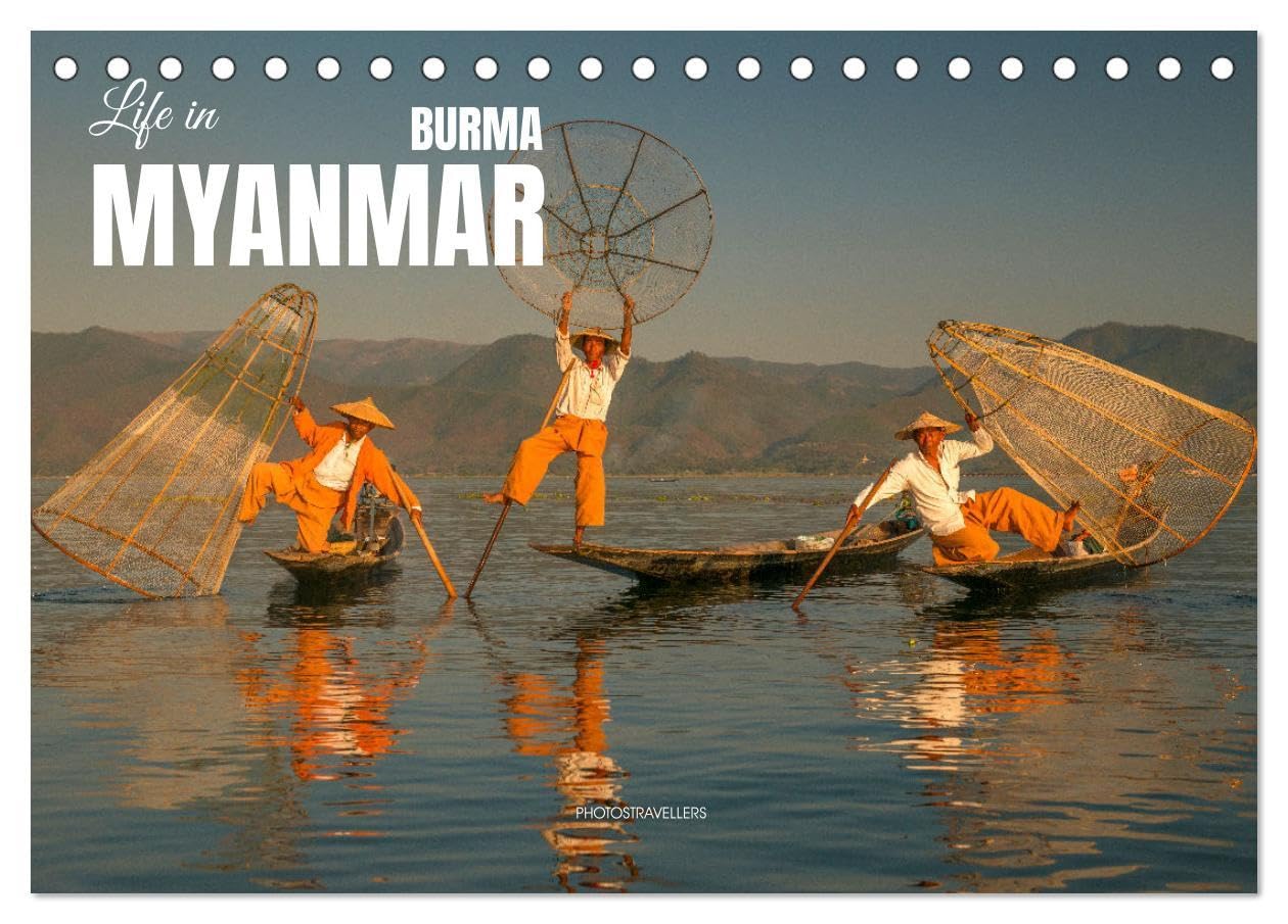 Life in Myanmar, Burma (Desk Calendar 2026 DIN A5 landscape), CALVENDO 12 Month DeskCalendar: The land of a thousand pagodas Leisure, Home & Garden