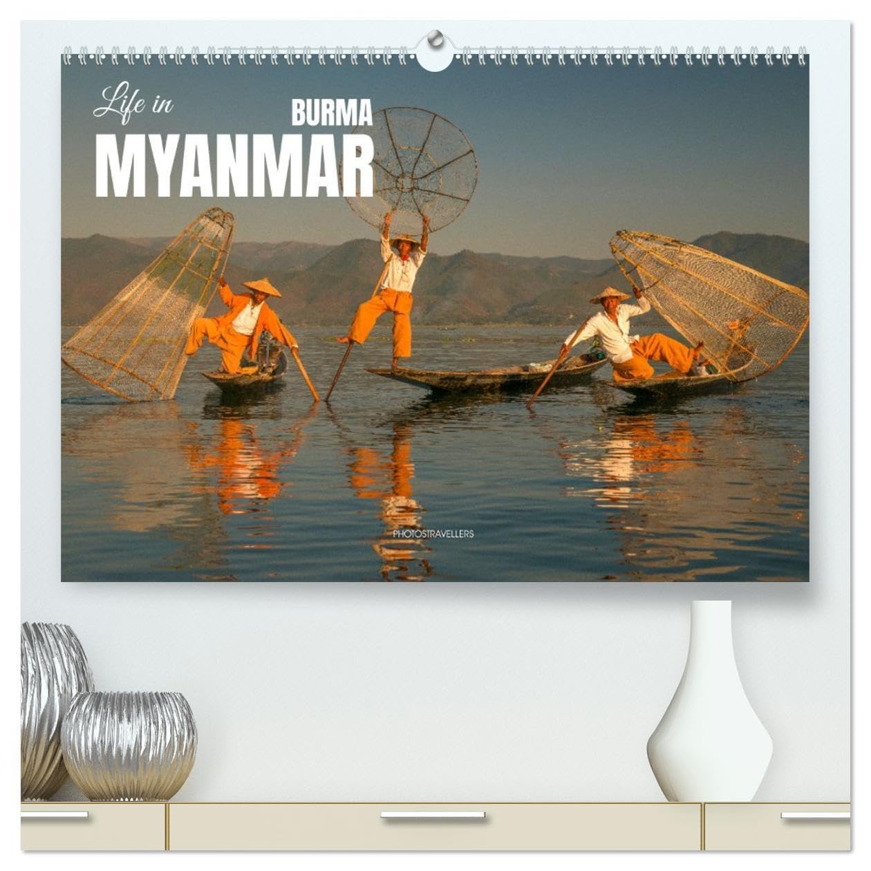 Life in Myanmar, Burma (High Quality Premium Wall Calendar 2026 DIN A2 landscape),CALVENDO 12 Month Wall Calendar: The land of a thousand pagodas Leisure, Home & Garden