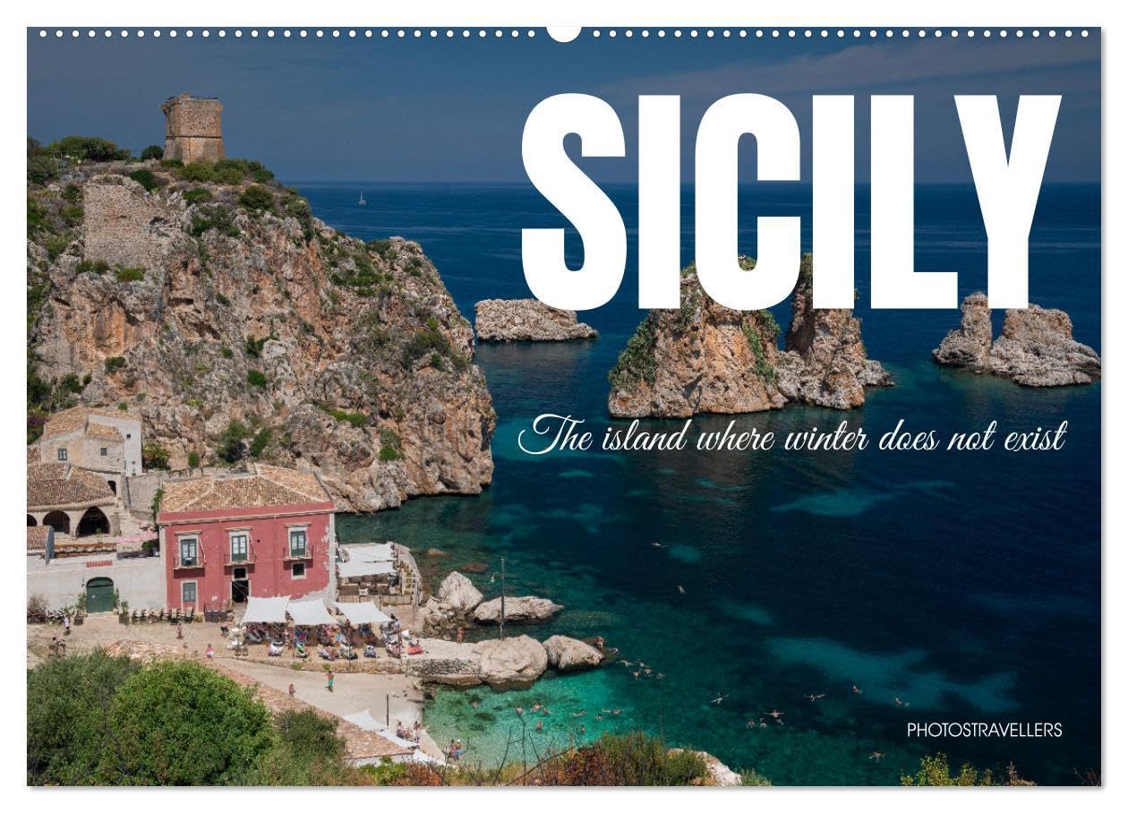 Sicily - The island where winter does not exist (Wall Calendar 2026 DIN A2 landscape), CALVENDO 12 Month Wall Calendar: The sea all year round Leisure, Home & Garden