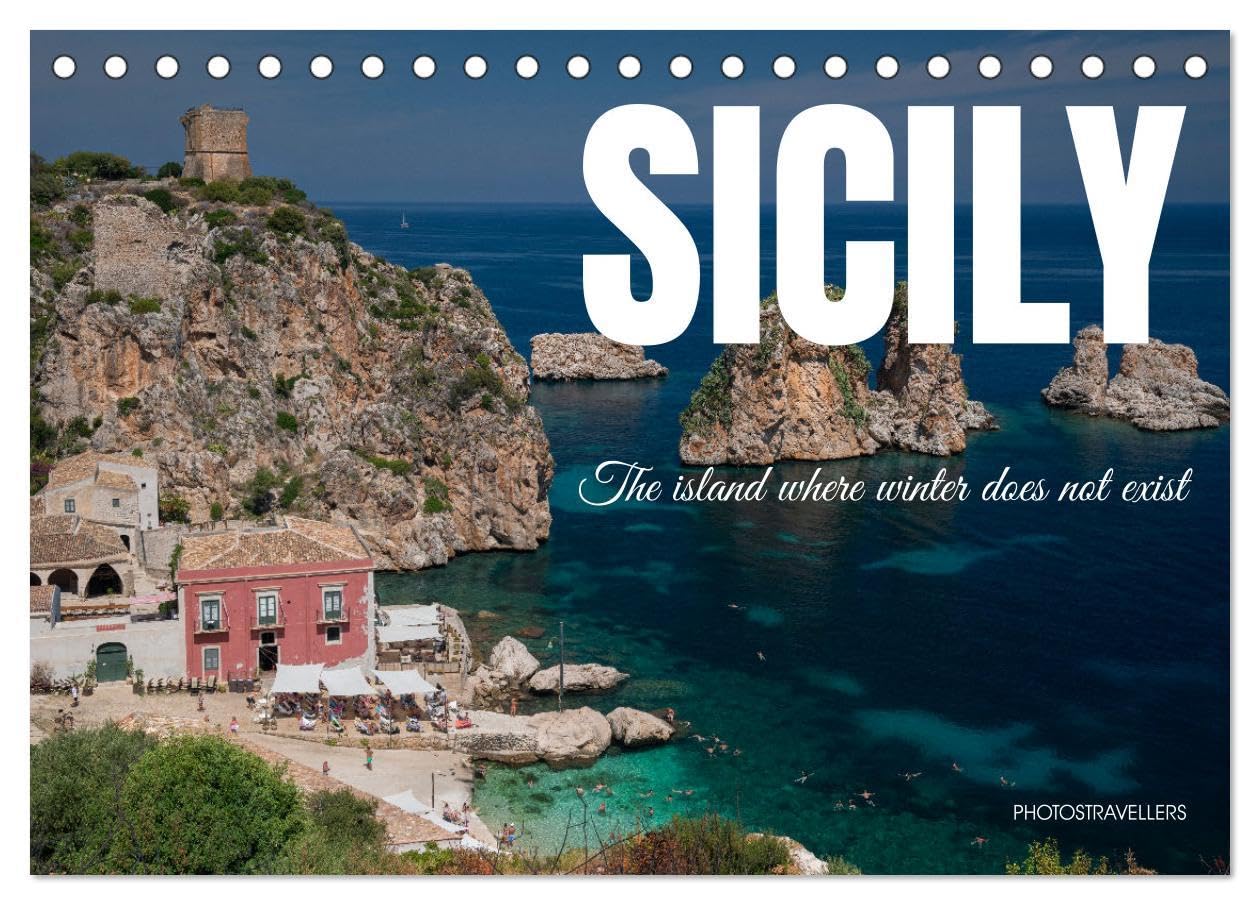 Sicily - The island where winter does not exist (Desk Calendar 2026 DIN A5 landscape), CALVENDO 12 Month DeskCalendar: The sea all year round Leisure, Home & Garden