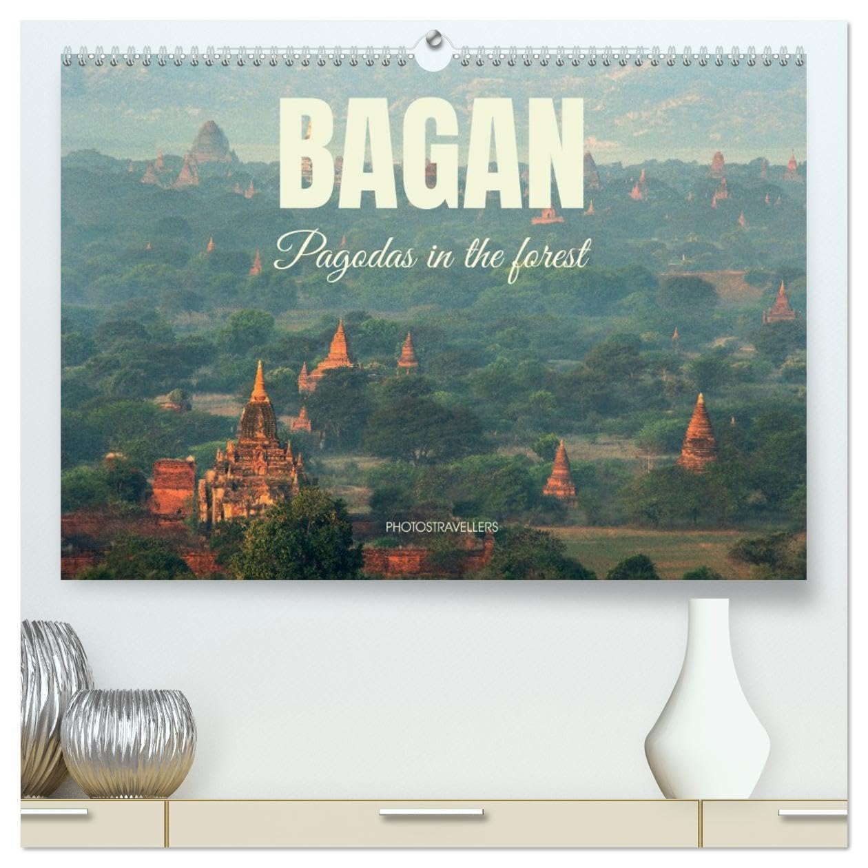 Bagan - Pagodas in the forest (High Quality Premium Wall Calendar 2026 DIN A2 landscape),CALVENDO 12 Month Wall Calendar: The ancient city in Myanmar Film, Art & Culture