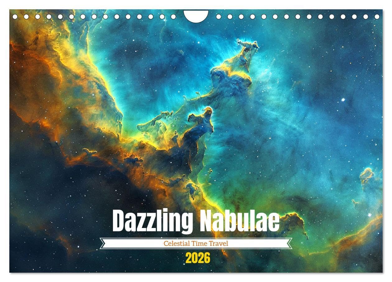 Dazzling Nebulae (Wall Calendar 2026 DIN A4 landscape), CALVENDO 12 Month Wall Calendar: Discover the timeless beauty and profound mysteries of the ... stunning nebulae in breathtaking colors. Religion & Esotericism