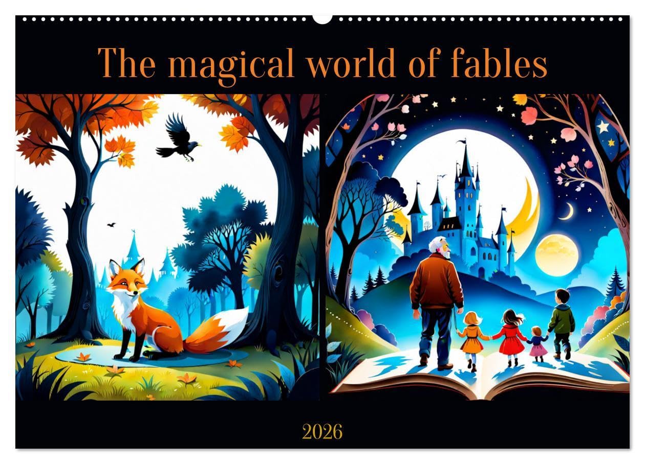 The magical world of fables (Wall Calendar 2026 DIN A2 landscape), CALVENDO 12 Month Wall Calendar: Don't wait any longer to plunge into the magical world of fables. Leisure, Home & Garden