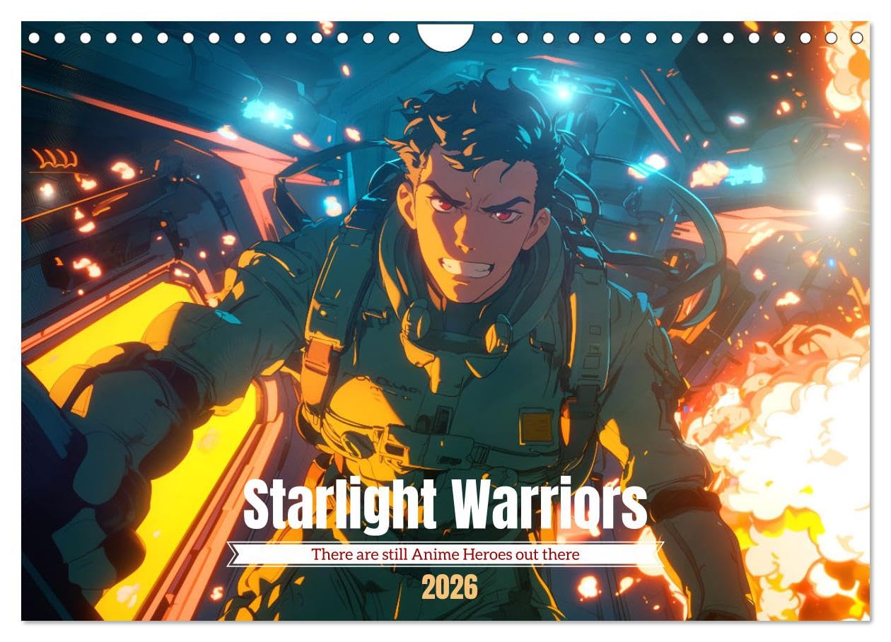 Starlight Warriors (Wall Calendar 2026 DIN A4 landscape), CALVENDO 12 Month Wall Calendar: There are still fighters for justice among the stars Manga
