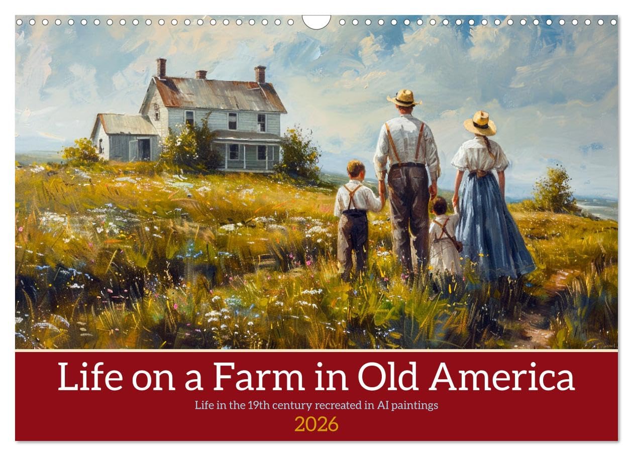 Life on a Farm in Old America (Wall Calendar 2026 DIN A3 landscape), CALVENDO 12 Month Wall Calendar: Be inspired by the beauty and magic of the simple life Social Sciences