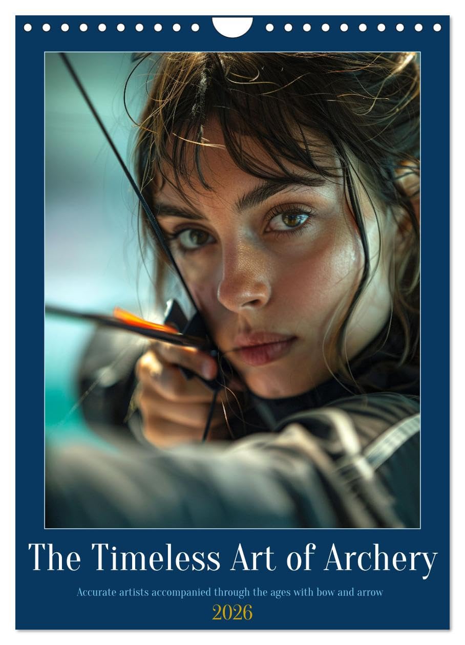 The Timeless Art of Archery (Wall Calendar 2026 DIN A4 portrait), CALVENDO 12 Month Wall Calendar: The art of bow and arrow as a sport and craft Social Sciences