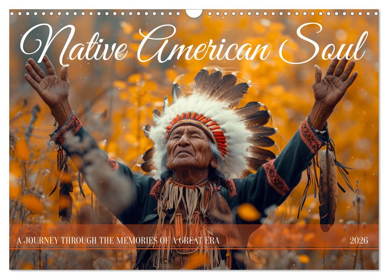 Native American Soul (Wall Calendar 2026 DIN A3 landscape), CALVENDO 12 Month Wall Calendar: Experience the timeless spirit of Native American life Social Sciences