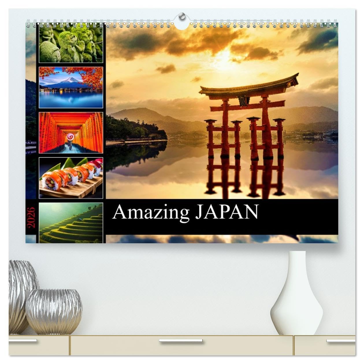 Amazing JAPAN (High Quality Premium Wall Calendar 2026 DIN A2 landscape),CALVENDO 12 Month Wall Calendar: Discover the Magic Leisure, Home & Garden