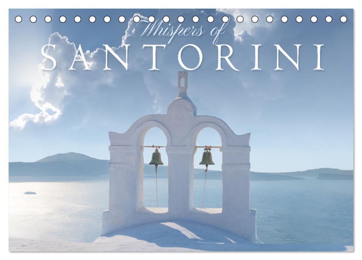 Whispers of Santorini (Desk Calendar 2026 DIN A5 landscape), CALVENDO 12 Month DeskCalendar: The beauty of the Greek island of Santorini Leisure, Home & Garden