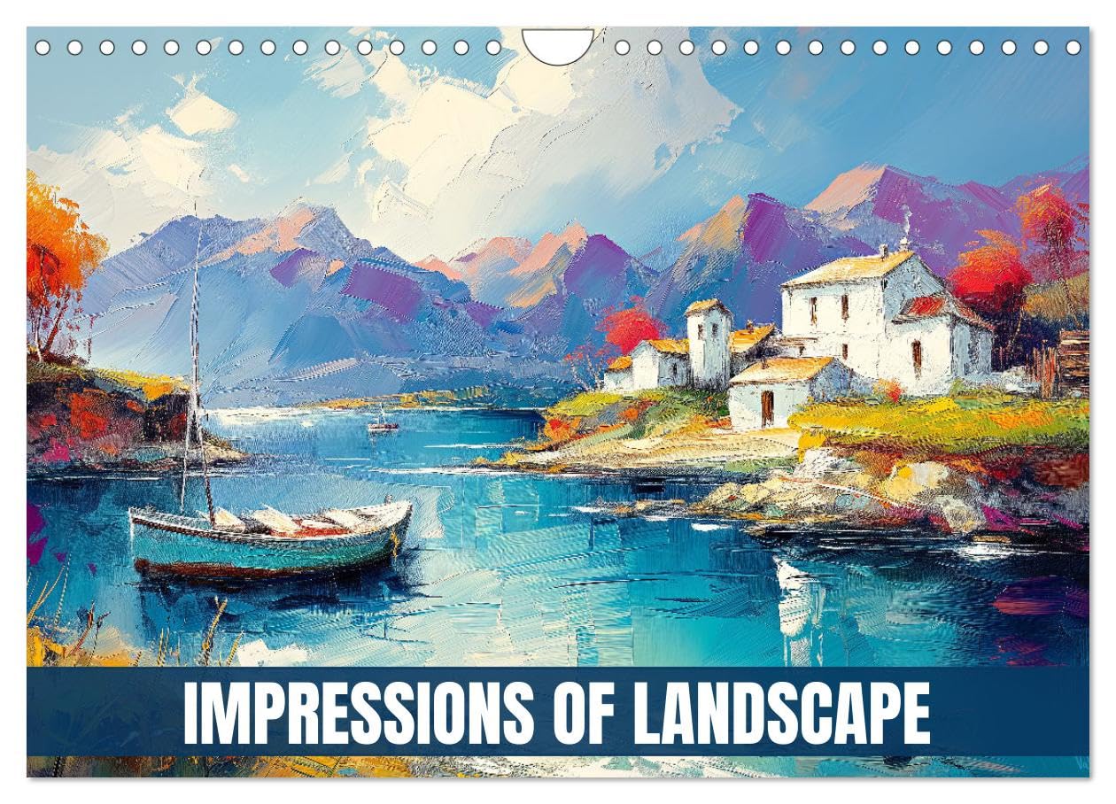 Impressions of landscape (Wall Calendar 2026 DIN A4 landscape), CALVENDO 12 Month Wall Calendar: The calendar includes 12 beautiful Impressionistic landscape images from around the world. Film, Art & Culture