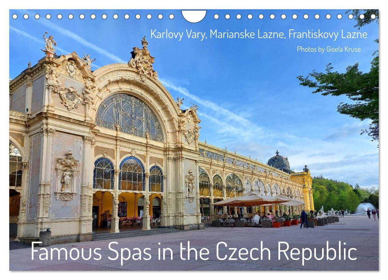 Famous Spas in the Czech Republic (Wall Calendar 2026 DIN A4 landscape), CALVENDO 12 Month Wall Calendar: Enchanting spas in the West Bohemian spa triangle Lifestyle