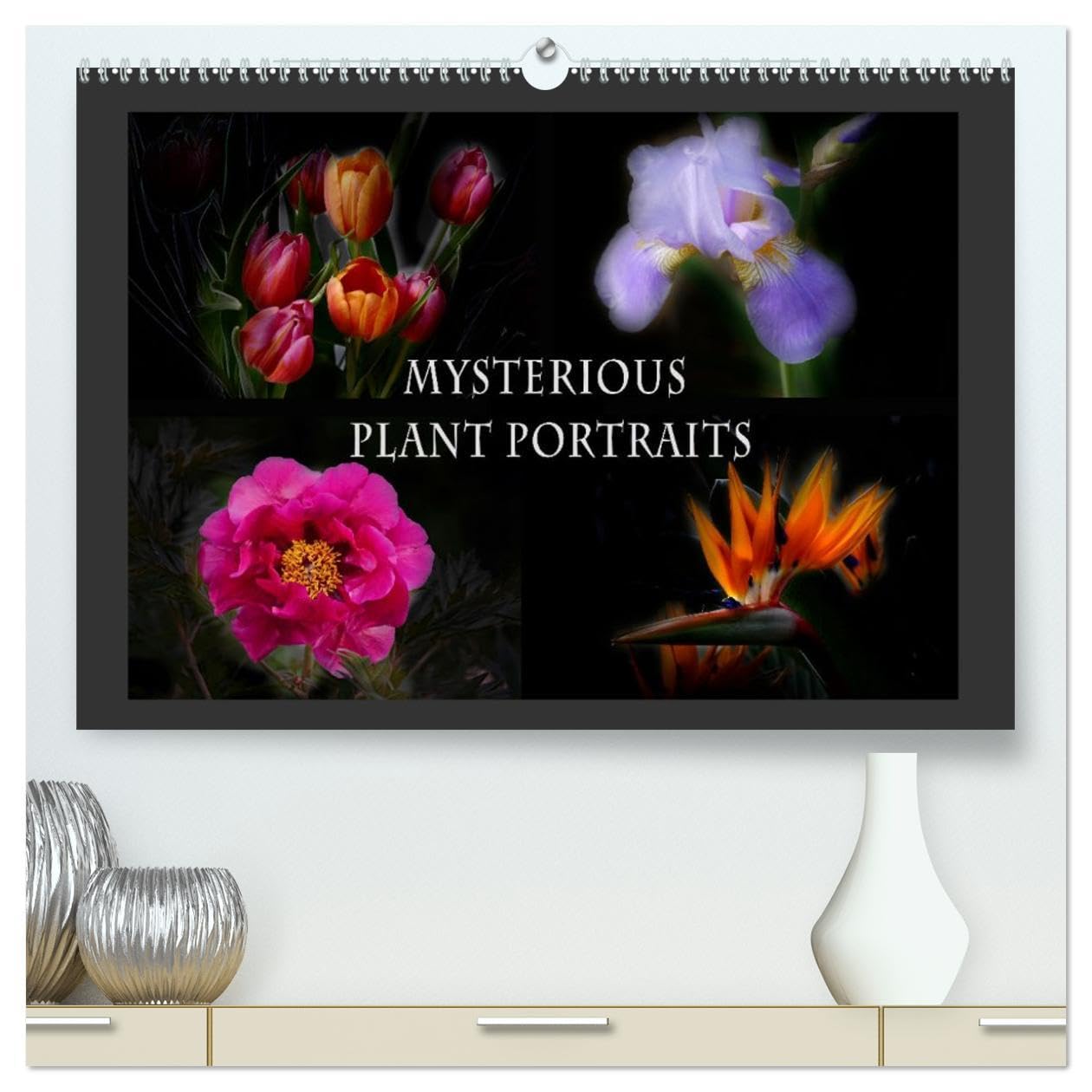 Mysterious plant portraits (High Quality Premium Wall Calendar 2026 DIN A2 landscape),CALVENDO 12 Month Wall Calendar: Magical plants glow in the dark Leisure, Home & Garden