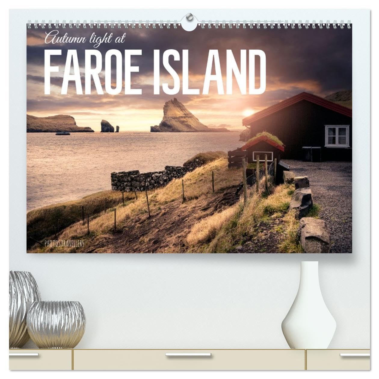 Autumn light at Faroe island (High Quality Premium Wall Calendar 2026 DIN A2 landscape),CALVENDO 12 Month Wall Calendar: The northern Islands Leisure, Home & Garden